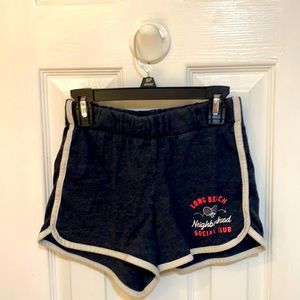 Navy blue, beach shorts, soft